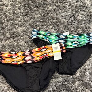 Vibrant Patterned Women's Bikini Bottoms